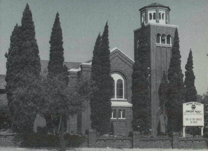 Archival photograph of Concord Wesley Uniting Church