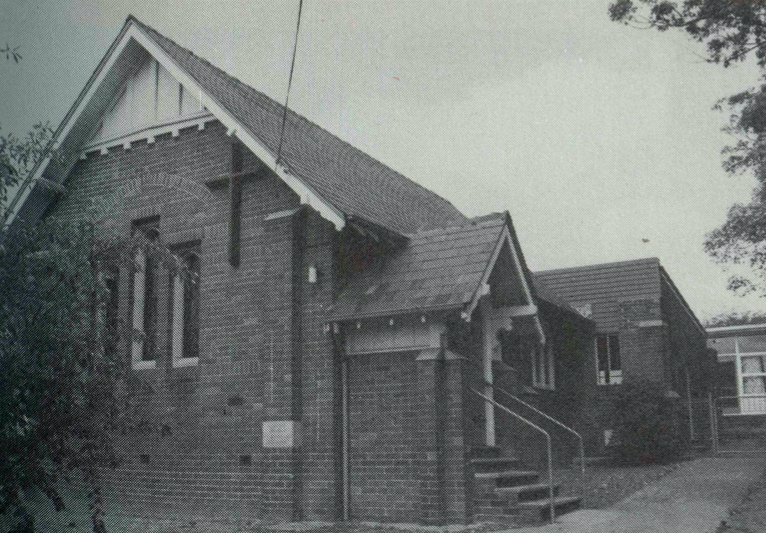 Archival photograph of Rhodes Uniting Church
