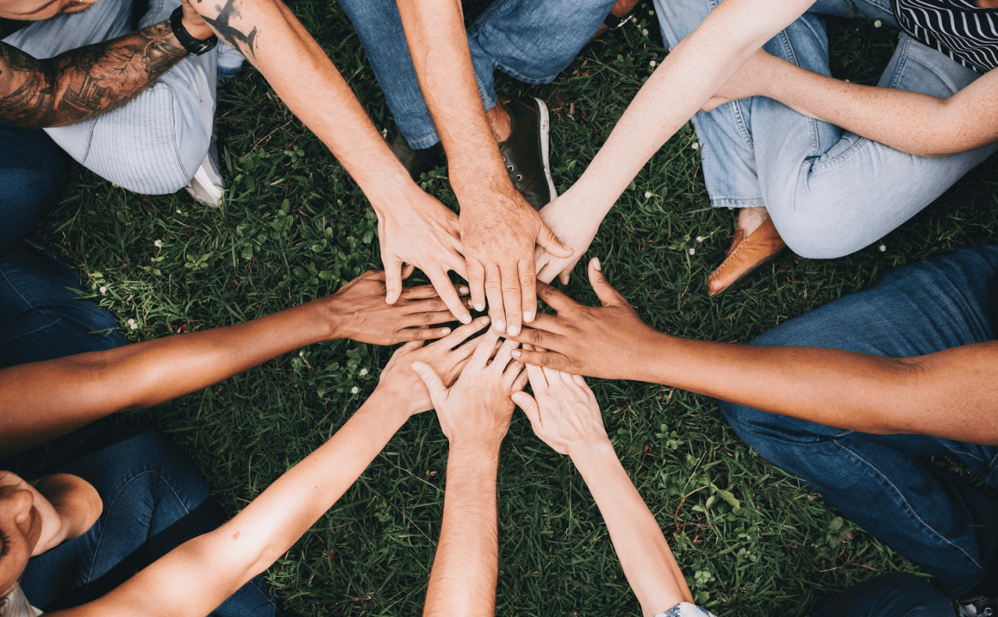 Hands joined in friendship